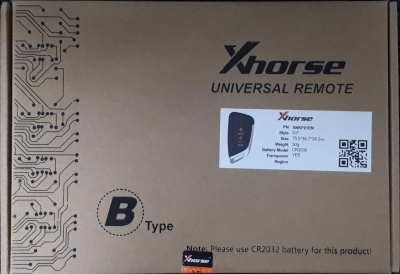 Универсальный пульт SmartKey Xhorse серии XNKF01EN 