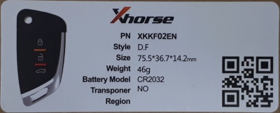универсальный ключ Xhorse серии XKKF02EN